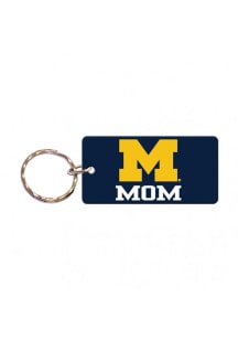 Michigan Wolverines Mom Keychain - Blue