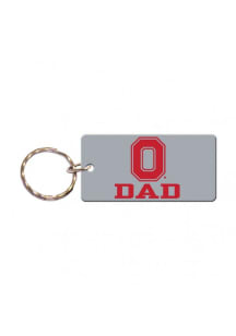 Ohio State Buckeyes Dad Keychain - Red