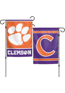 Clemson Tigers 12x18 inch 2-Sided Garden Flag - Orange
