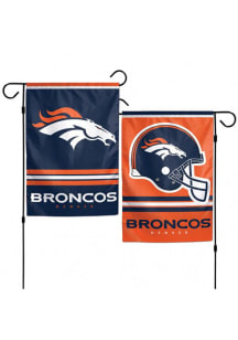Denver Broncos 12x18 inch 2-Sided Garden Flag - Orange