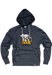 Rally Missouri Mens Navy Blue MO Beer Long Sleeve Hoodie