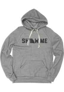 Rally Missouri Mens Grey Show Me Long Sleeve Hoodie