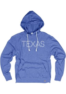 Rally Texas Mens Blue Disconnected Long Sleeve Hoodie