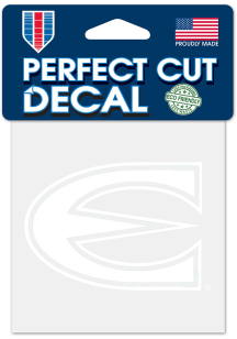 Emporia State Hornets 4x4 inch Auto Decal - White