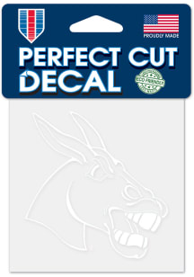 Central Missouri Mules 4x4 inch Auto Decal - White