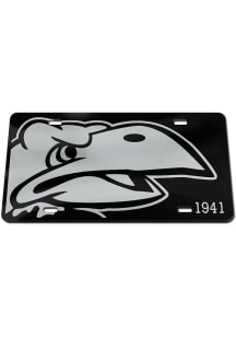 Kansas Jayhawks Black 1941 Bird Head Car Accessory License Plate