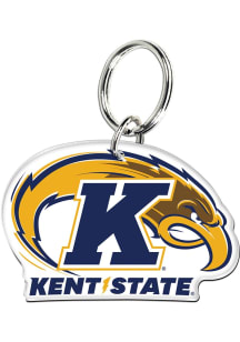 Kent State Golden Flashes Acrylic Logo Keychain - Yellow