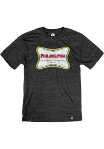 Rally Philadelphia Black Champagne Short Sleeve Fashion T Shirt