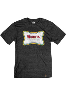 Rally Wichita Black Champagne Short Sleeve Fashion T Shirt