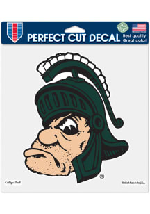 Michigan State Spartans 4x4 Vault Auto Decal - Green