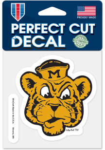 Missouri Tigers 4x4 Vault Auto Decal - Black