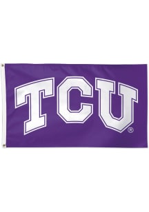 TCU Horned Frogs 3x5 Deluxe Silk Screen Grommet Flag - Purple