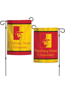 Pitt State Gorillas 12x18 inch Garden Flag - Red