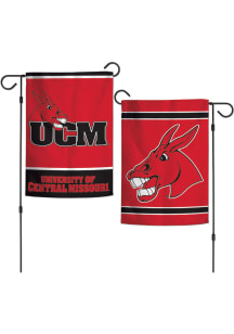 Central Missouri Mules 12x18 inch Garden Flag - Red