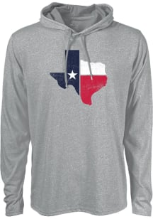 Blue 84 Texas Mens Grey Workhorse Long Sleeve Hoodie