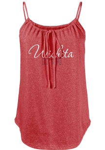 Blue 84 Wichita Womens Red Fault Line Jr Tank Top