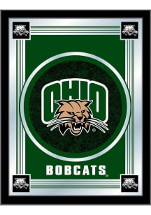 Ohio Bobcats Logo Hanging Back Bar Mirror