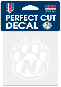 Northwest Missouri State Bearcats 4x4 White Auto Decal - White