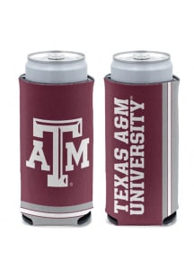 Texas A&M Aggies Striped Primary Logo Slim Coolie
