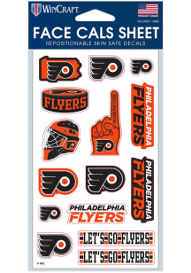 Philadelphia Flyers 4x7 Face Tattoo