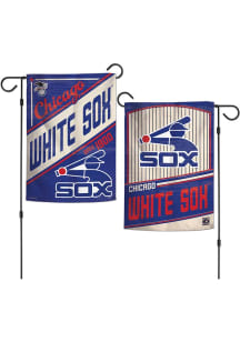 Chicago White Sox Cooperstown Garden Flag - Black