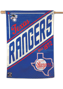 Texas Rangers 28x40 Cooperstown Banner - Blue