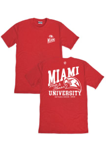 Where I’m From Miami RedHawks Youth Red Team Wordmark Short Sleeve T-Shirt