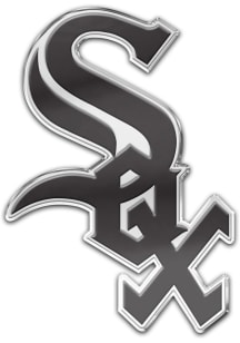 Chicago White Sox Logo Auto Badge Logo Style Car Emblem - Black