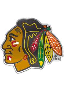 Chicago Blackhawks Logo Auto Badge Car Emblem - Black