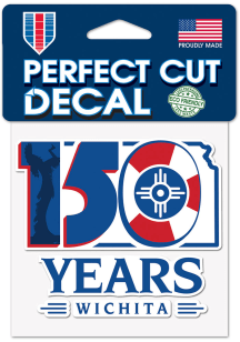 Wichita 4x4 Auto Decal - Blue