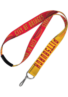 Pittsburgh City of Bridges Lanyard - Red