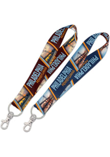 Philadelphia Skyline Lanyard - Blue