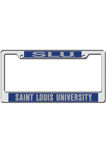 Saint Louis Billikens Metallic Inlaid License Plate Frame - Blue