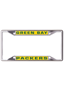 Green Bay Packers Metallic Inlaid License Plate Frame - Green