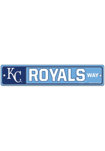 Kansas City Royals Boulevard Sign - Blue