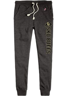 Colorado Buffaloes Mens Black Heritage Distressed Sko Buffs Sweatpants