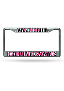 Georgia Bulldogs Decal Chrome License Plate Frame - Silver
