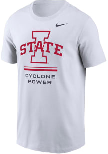 Nike Iowa State Cyclones White Dri-Fit Core Short Sleeve T Shirt