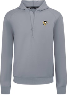 Levelwear Pittsburgh Penguins Mens Grey Technic 3D Embroidered Patch Medium Weight Jacket