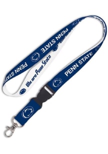 Penn State Nittany Lions 2 Color Buckle Dark Blue Lanyard - Navy Blue