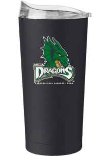 Logo Brands Dayton Dragons 20oz Flipside Powder Coat Stainless Steel Tumbler - Black