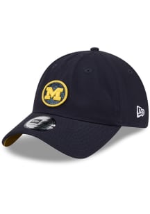 New Era Michigan Wolverines Navy Blue JR Sparkle Casual Classic Adjustable Toddler Hat