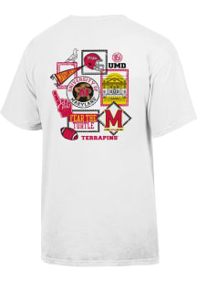 Gear For Sports Maryland Terrapins Ivory Football Comfort Wash Short Sleeve T Shirt
