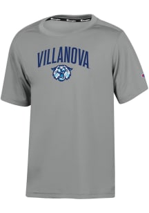 Champion Villanova Wildcats Youth Grey Team Wordmark Short Sleeve T-Shirt