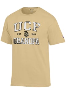 Champion UCF Knights Gold Est Date Grandpa Jersey Short Sleeve T Shirt
