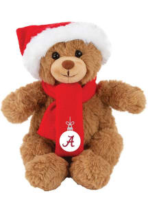Alabama Crimson Tide Jardine  Holiday 10" Holiday Plush - Brown