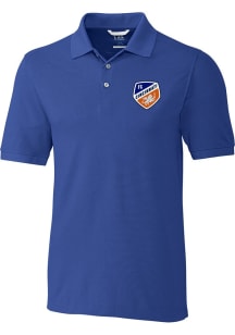 Cutter and Buck FC Cincinnati Mens Blue Advantage Short Sleeve Polo
