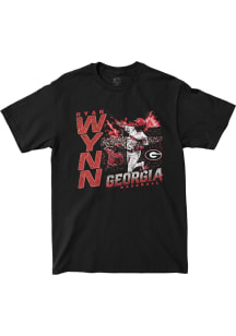 Ryan Wynn Georgia Bulldogs Youth Black Electric Fashion Player Tee