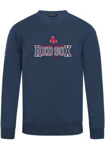 Levelwear Boston Red Sox Mens Navy Blue Zane Journey Long Sleeve Crew Sweatshirt