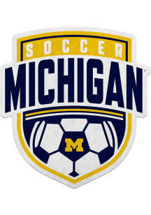 Michigan Wolverines Soccer Shape Cut Pennant - Navy Blue
